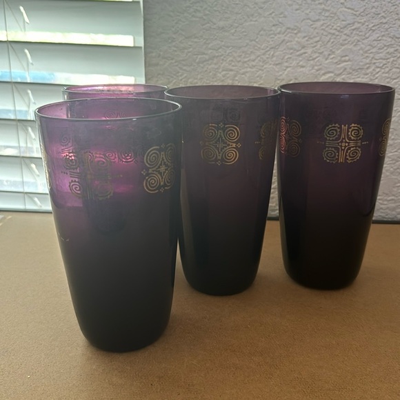 XX- Glass Tall  Set of 4 - Picture 1 of 6